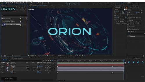 آموزش متحرک سازی حاشیه نورانی متن در افترافکت